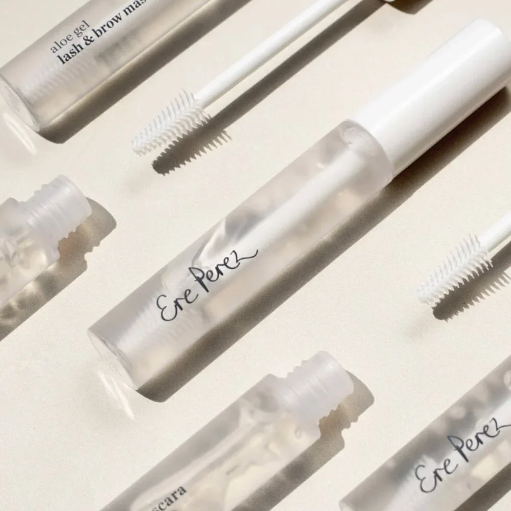 Ere Perez aloe gel lash & brow mascara a clear all-in-one mascara and brow gel